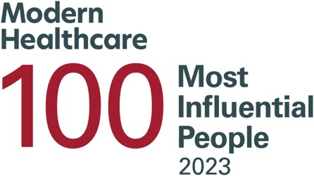 Modern Healthcare 100 Most Influential People 2023 logo