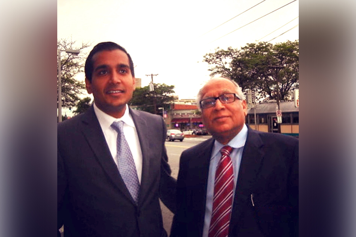 SCAN CEO Sachin Jain and his father, Dr. Subhash Jain.