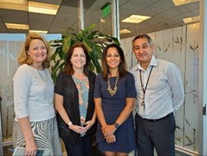 SCAN authors from left to right: Gretchen A. Brown, Denise Likar, Dr. Romilla Batra, and Pedro Carbajal-Madrid.