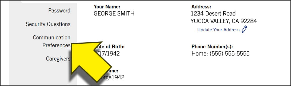 How to access member portal communication preferences 4